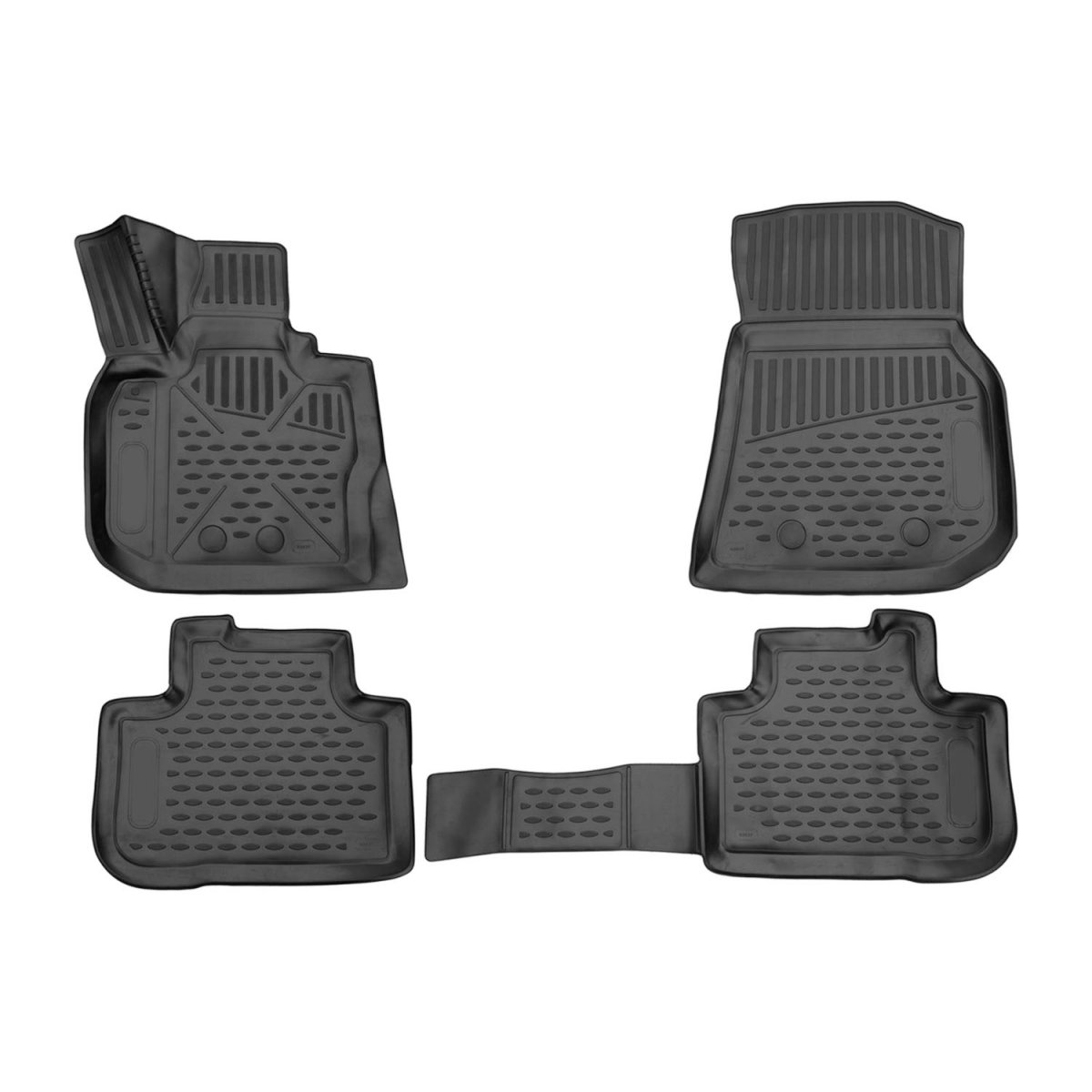 BMW X4 Floor Mats - Omac - Rubber TPE - Black - '18-'24